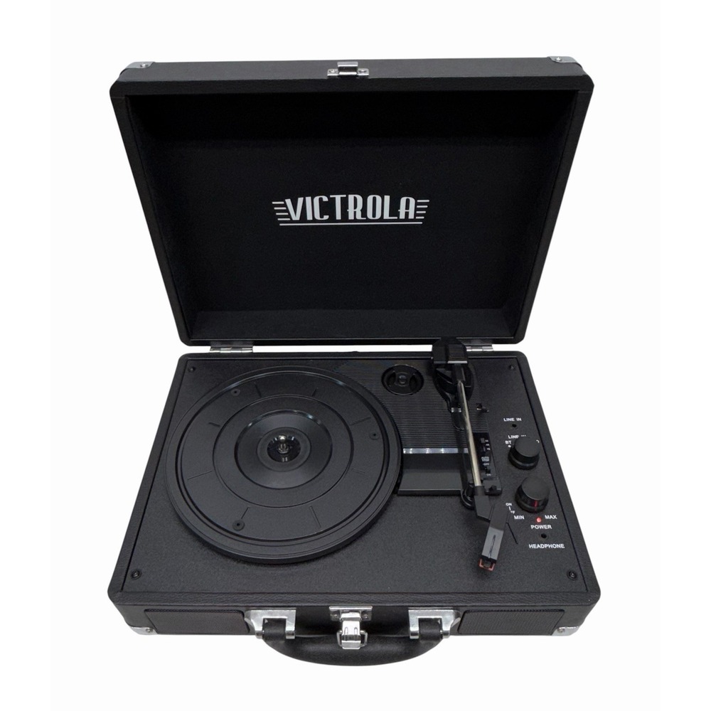 Victrola VSC-550BT 3-Speed Bluetooth Portable Suitcase Record Player w/ Power